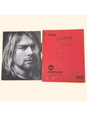Kurt Cobain Nirvana Book Bundle Journals Hardcover & Rolling Stone 1994  Set